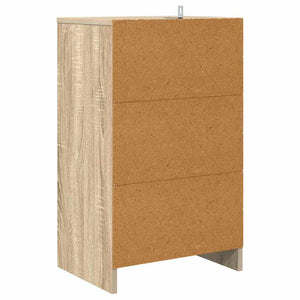 vidaXL Table de chevet chêne sonoma 40 x 30 x 467 cm bois d'ingénierie