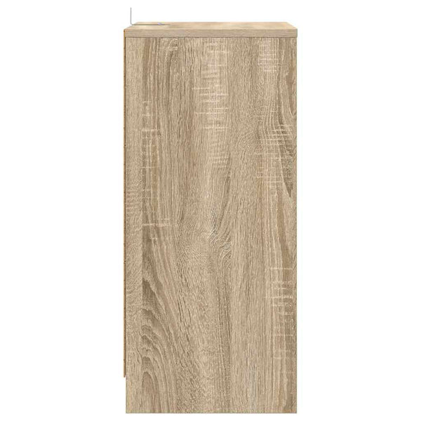 vidaXL Table de chevet chêne sonoma 40 x 30 x 467 cm bois d'ingénierie
