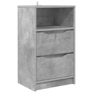 Beton Grau Nachttisch 40x30 cm