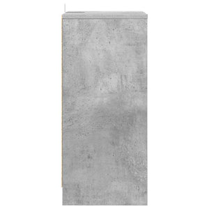 Beton Grau Nachttisch 40x30 cm