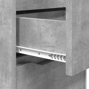 Nachttische 2er Set Beton Grau