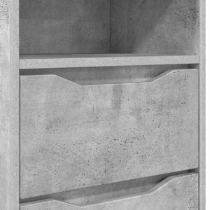 Nachttische 2er Set Beton Grau