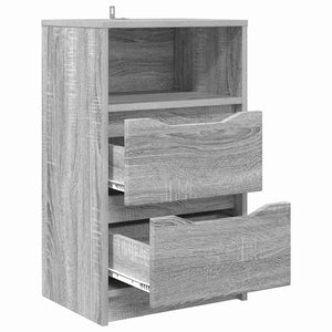 Nachttisch Graues Sonoma 40x30x46.7cm