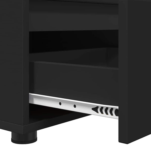Schwarzer TV-Schrank 100 cm