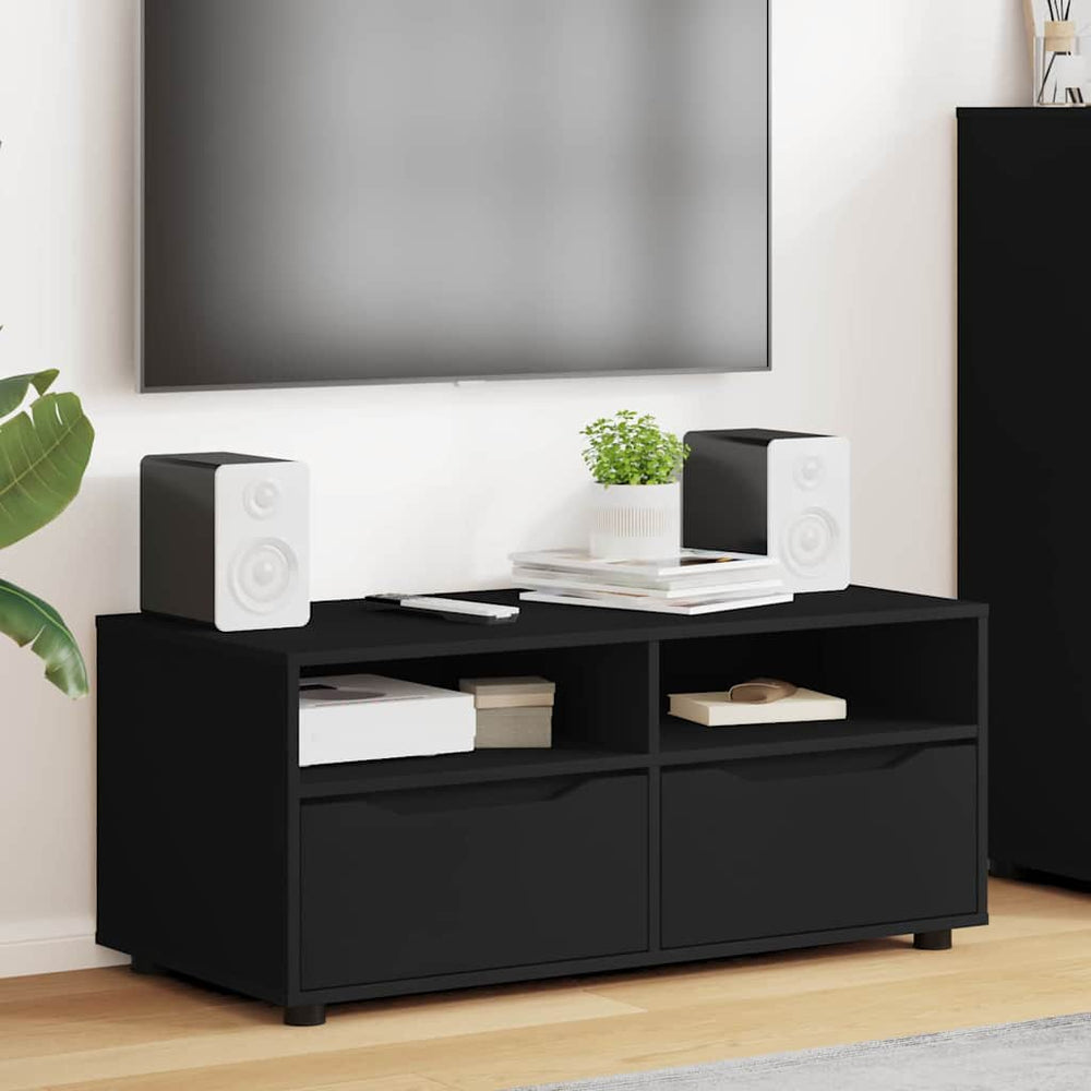 Schwarzer TV-Schrank 100 cm