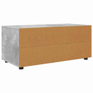 Beton Grau TV-Schrank 100 cm