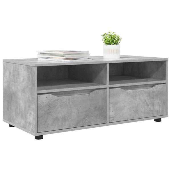 Beton Grau TV-Schrank 100 cm