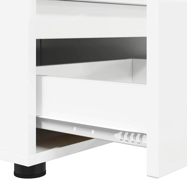TV-Schrank Hochglanz Weiß 100 cm