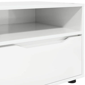 TV-Schrank Hochglanz Weiß 100 cm