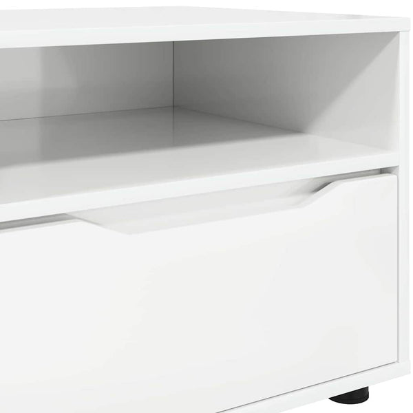 TV-Schrank Hochglanz Weiß 100 cm