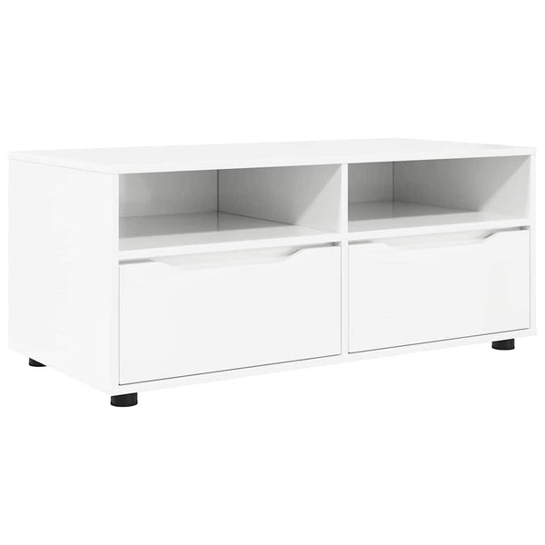 TV-Schrank Hochglanz Weiß 100 cm