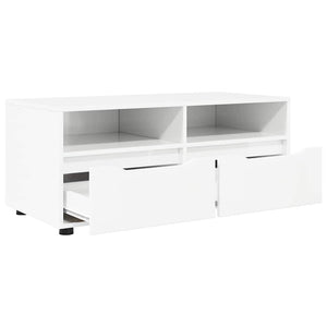 TV-Schrank Hochglanz Weiß 100 cm