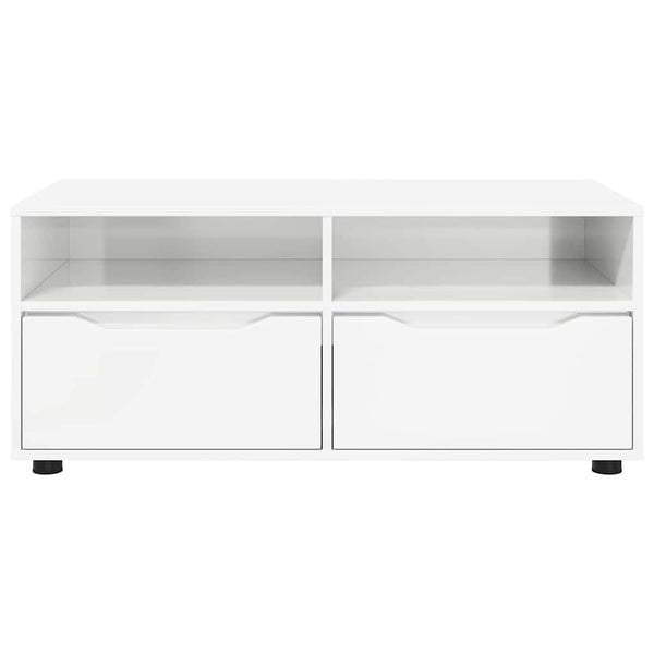 TV-Schrank Hochglanz Weiß 100 cm