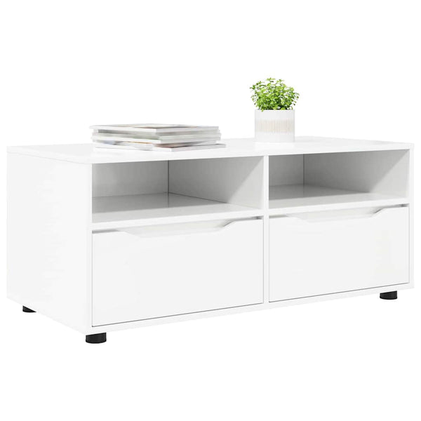TV-Schrank Hochglanz Weiß 100 cm