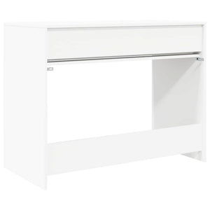Weißer Schreibtisch mit Schublade, 100 cm