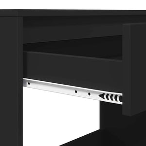 Schwarzer Schreibtisch 100x50 cm