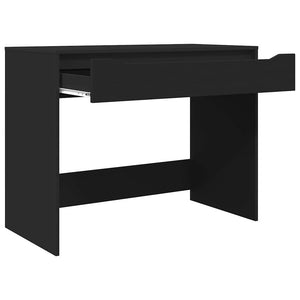 Schwarzer Schreibtisch 100x50 cm