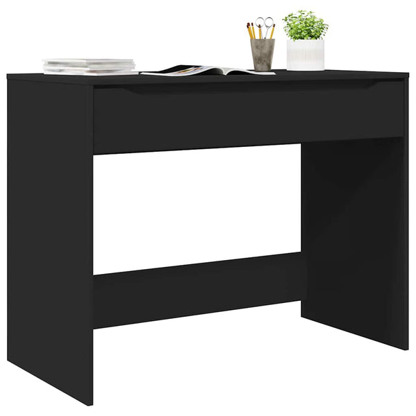 Schwarzer Schreibtisch 100x50 cm