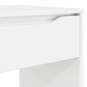 Weißer Hochglanz Schreibtisch 100cm