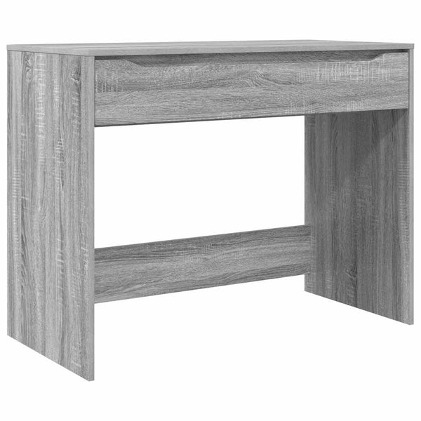 Schreibtisch Sonoma Grau 100cm mit Schublade