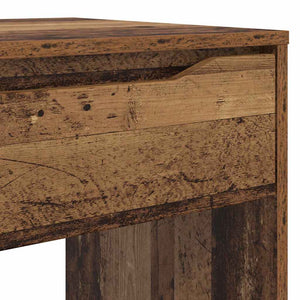 Schreibtisch Altholz 100 cm mit Schublade