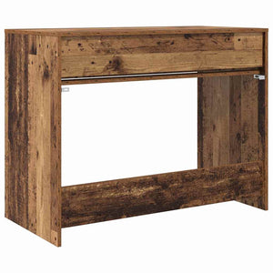Schreibtisch Altholz 100 cm mit Schublade