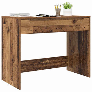 Schreibtisch Altholz 100 cm mit Schublade