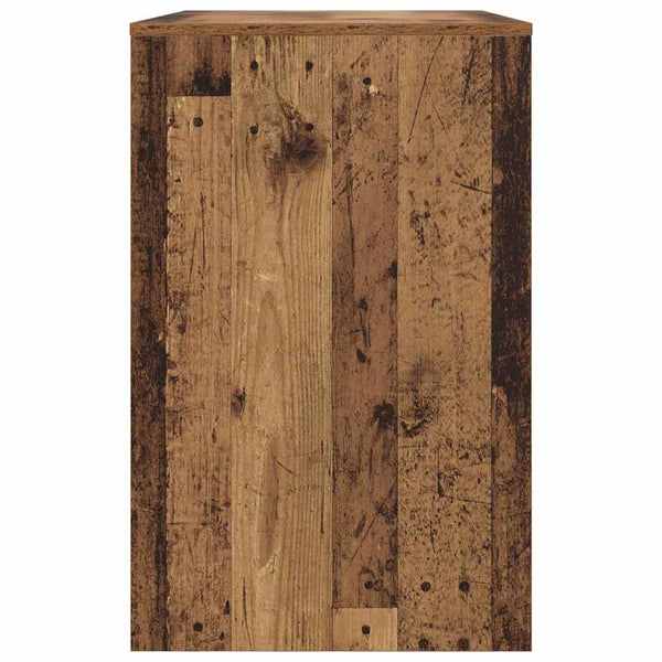 Schreibtisch Altholz 100 cm mit Schublade