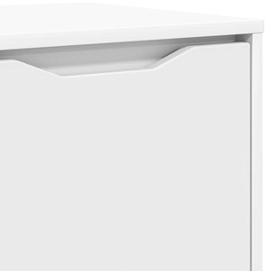 Weißer Badezimmerschrank Holzwerkstoff 40,5 cm