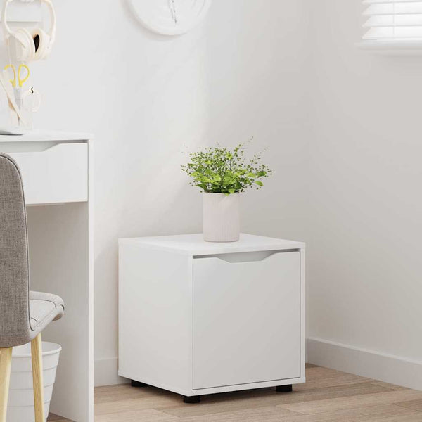 Weißer Badezimmerschrank Holzwerkstoff 40,5 cm