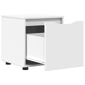 Weißer Badezimmerschrank Holzwerkstoff 40,5 cm
