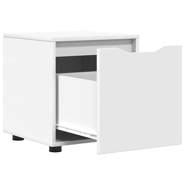 Weißer Badezimmerschrank Holzwerkstoff 40,5 cm