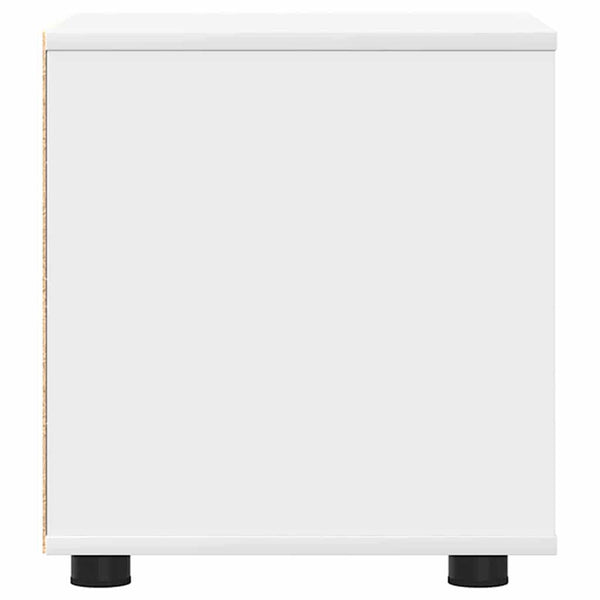 Weißer Badezimmerschrank Holzwerkstoff 40,5 cm
