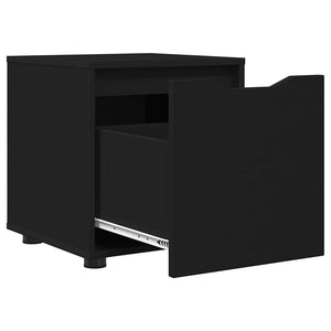 Schwarzer Badezimmerschrank Holz