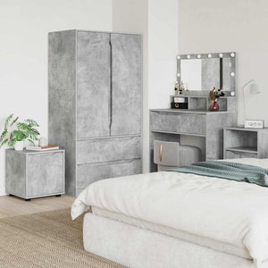 Badezimmerschrank Beton Grau 40,5x40x44cm