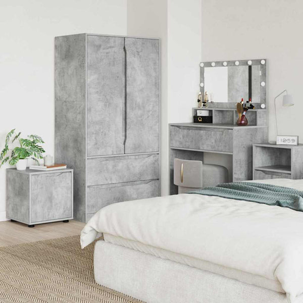 Badezimmerschrank Beton Grau 40,5x40x44cm