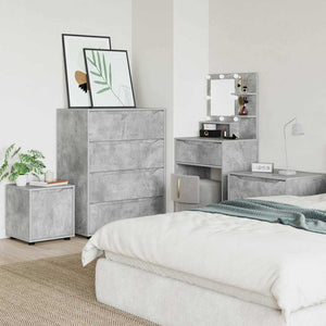 Badezimmerschrank Beton Grau 40,5x40x44cm
