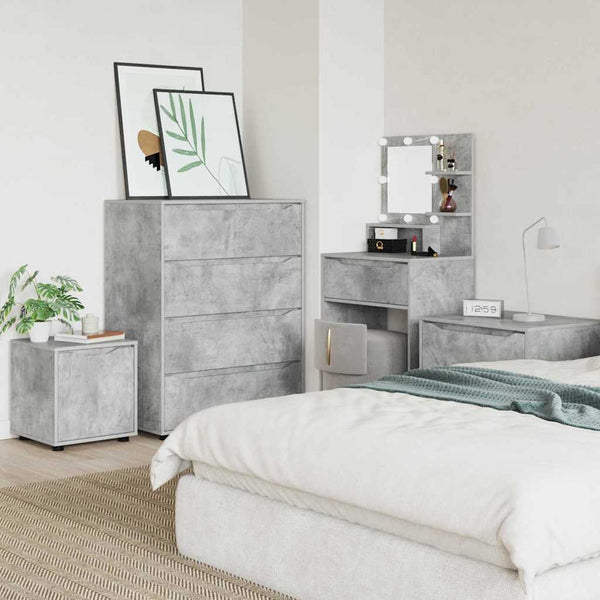 Badezimmerschrank Beton Grau 40,5x40x44cm