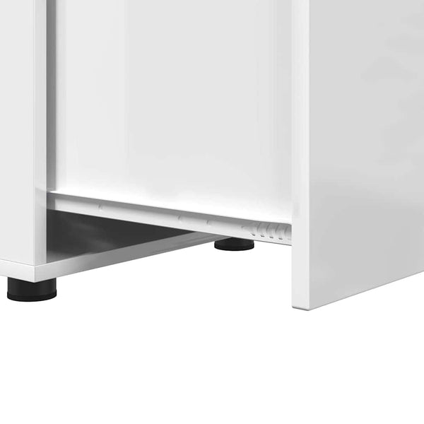 Hochglanz Badezimmerschrank Weiß
