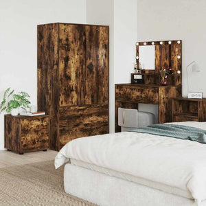 Badschrank Geräucherte Eiche 40,5x40x44 cm