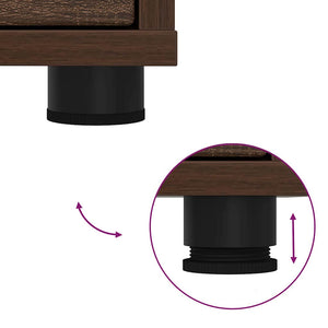 Braun Eiche Badschrank 40,5x40x44 cm