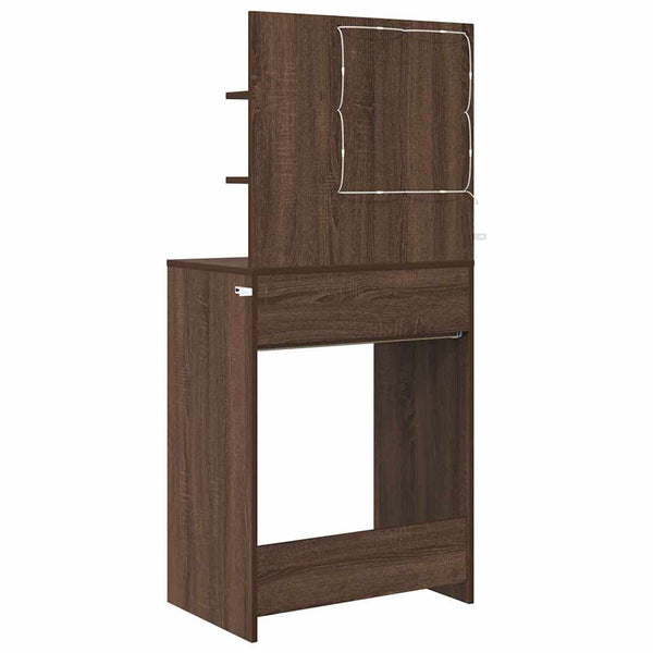 Schminktisch mit Schubladen Eichenoptik