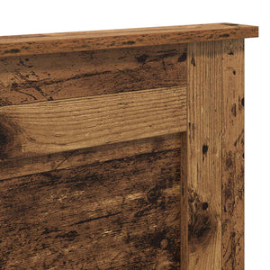 vidaXL Tête de lit avec tête de lit en bois de récupération 200 cm en bois d'ingénierie