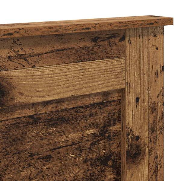 vidaXL Tête de lit avec tête de lit en bois de récupération 200 cm en bois d'ingénierie