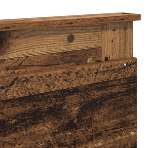 vidaXL Tête de lit avec tête de lit en bois de récupération 200 cm en bois d'ingénierie