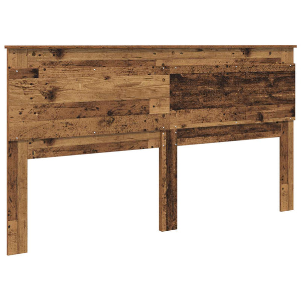 vidaXL Tête de lit avec tête de lit en bois de récupération 200 cm en bois d'ingénierie