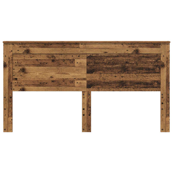 vidaXL Tête de lit avec tête de lit en bois de récupération 200 cm en bois d'ingénierie