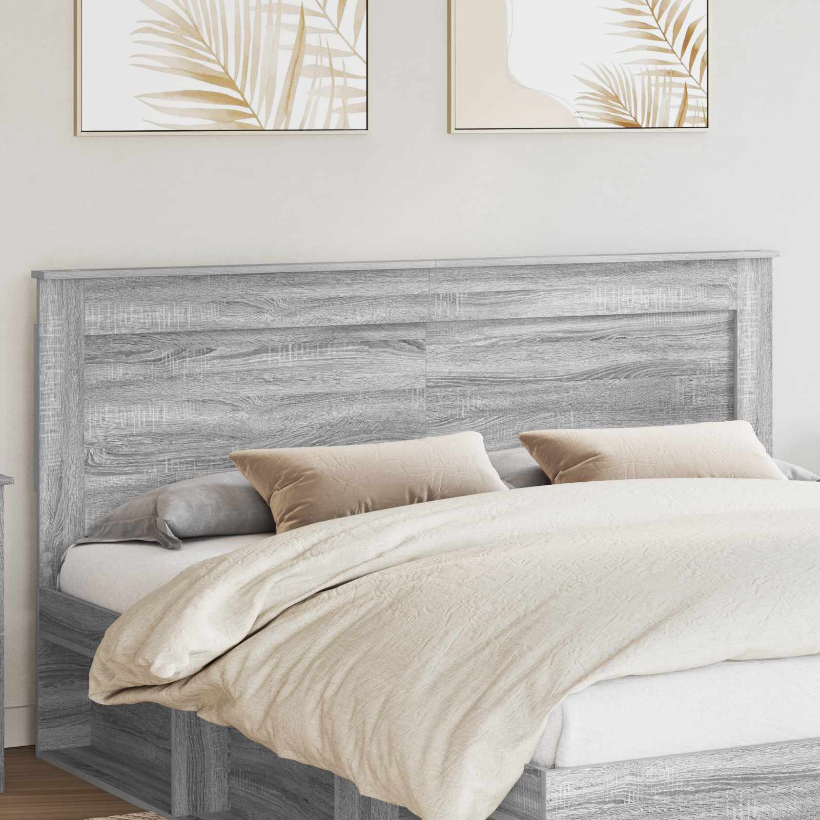 Graues Sonoma Kopfteil 180 cm