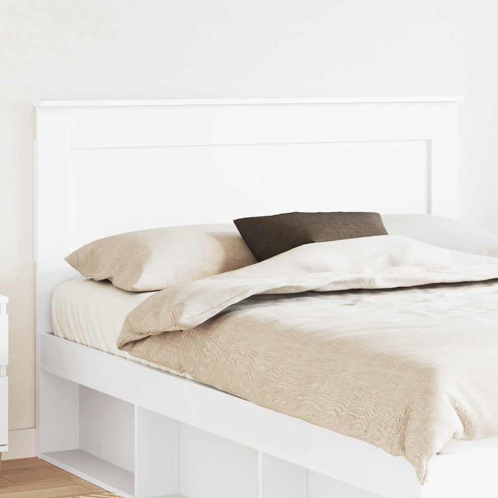 Weißes Kopfteil 160 cm aus Holzwerkstoff
