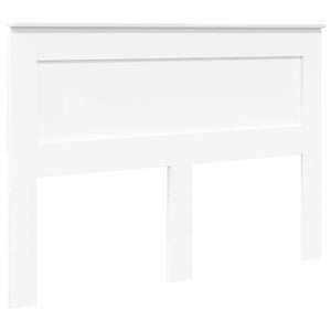 vidaXL Tête de lit avec tête de lit Blanc 160 cm Bois d'ingénierie